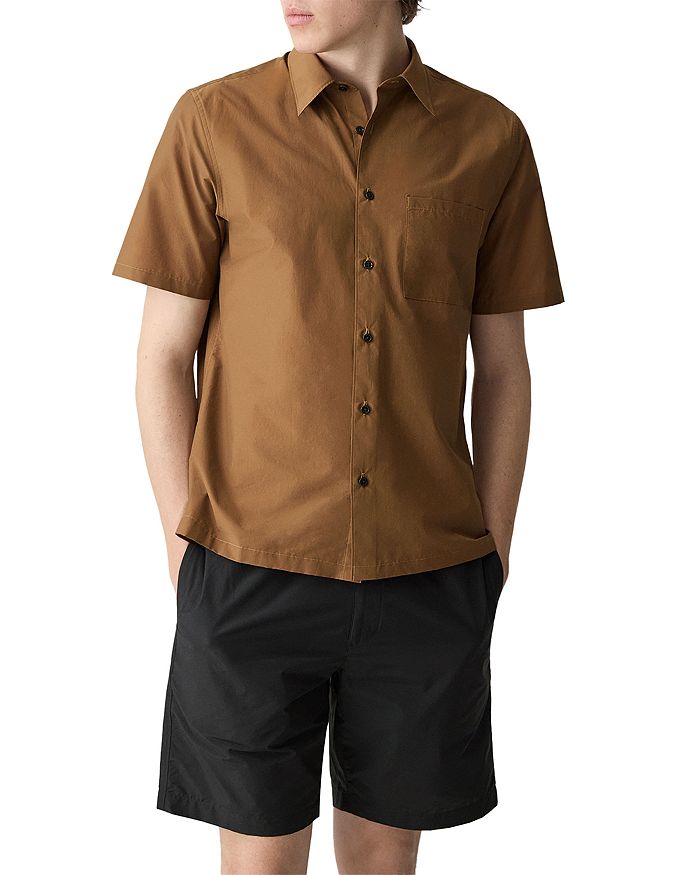 Рубашка с коротким рукавом Noll из мягкого полотна Theory, коричневый/бежевый
Рубашка с коротким рукавом Noll из мягкого полотна Theory, коричневый/бежевый
