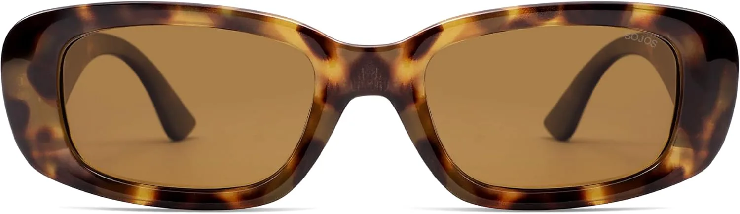 Солнцезащитные очки SOJOS Retro Rectangle Polarized Sunglasses для женщин и мужчин, в стиле Y2k 90-х, с защитой от УФ-излучения, модель SJ2375, Tortoise/Brown
Солнцезащитные очки SOJOS Retro Rectangle Polarized Sunglasses для женщин и мужчин, в стиле Y2k 90-х, с защитой от УФ-излучения, модель SJ2375, Tortoise/Brown