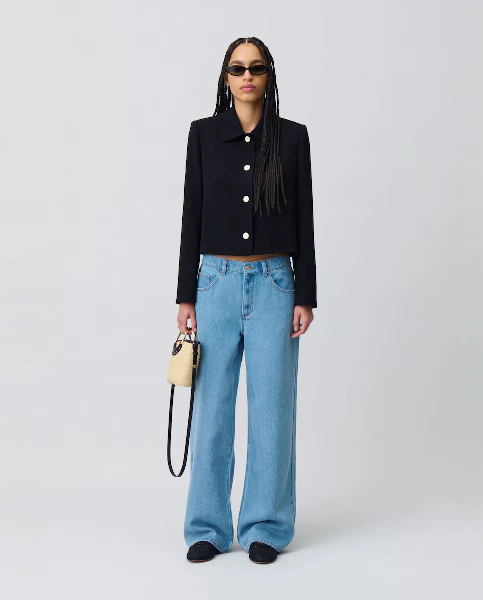 Широкие мешковатые женские джинсы Claudie Pierlot, синий
Широкие мешковатые женские джинсы Claudie Pierlot, синий