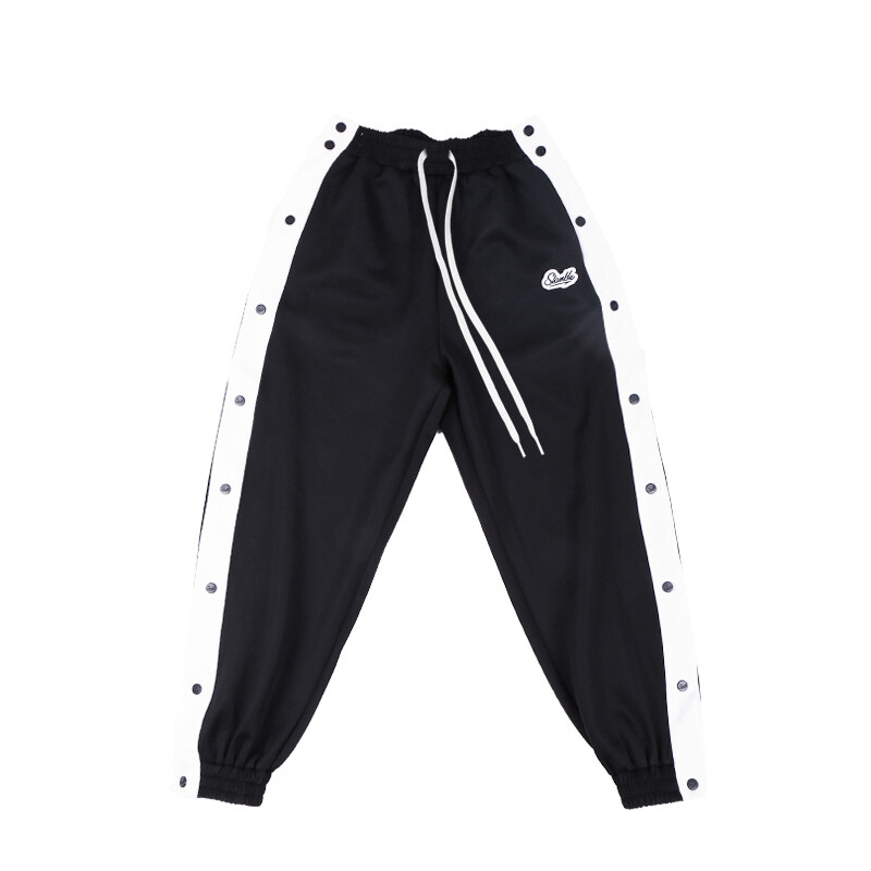 Мужские вязаные спортивные штаны slamble, Черный 
Мужские вязаные спортивные штаны slamble, Черный