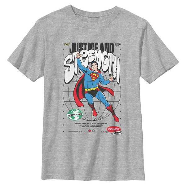 Футболка с принтом Superman Justice and Strength для мальчиков 6-20 Licensed Character
Футболка с принтом Superman Justice and Strength для мальчиков 6-20 Licensed Character