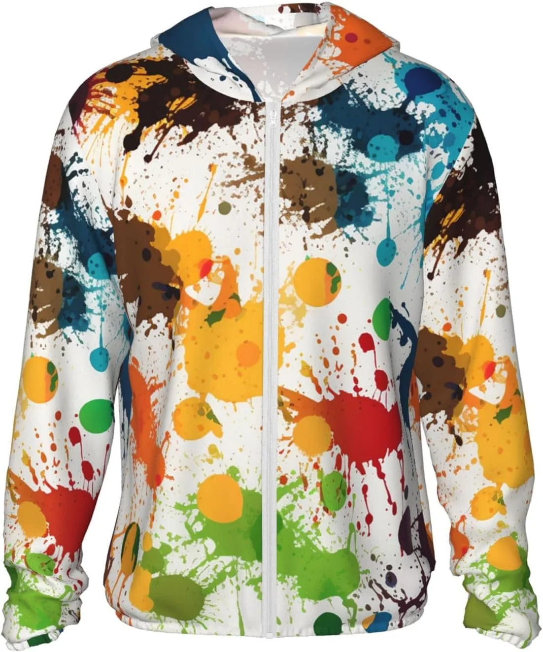 Мужская легкая куртка UPF 50+ с молнией и абстрактным принтом GTKSYNVE
Мужская легкая куртка UPF 50+ с молнией и абстрактным принтом GTKSYNVE