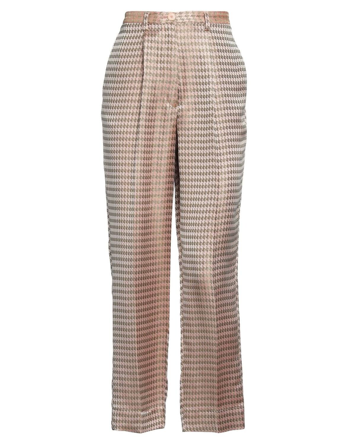 Жаккардовые брюки с высокой талией розового цвета FORTE FORTE
Жаккардовые брюки с высокой талией розового цвета FORTE FORTE