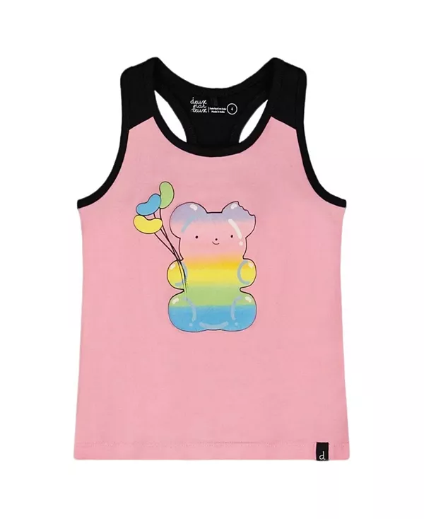 Детская майка-борцовка из органического хлопка для девочек (подходящая для подростков). Deux Par Deux, розовый
Детская майка-борцовка из органического хлопка для девочек (подходящая для подростков). Deux Par Deux, розовый