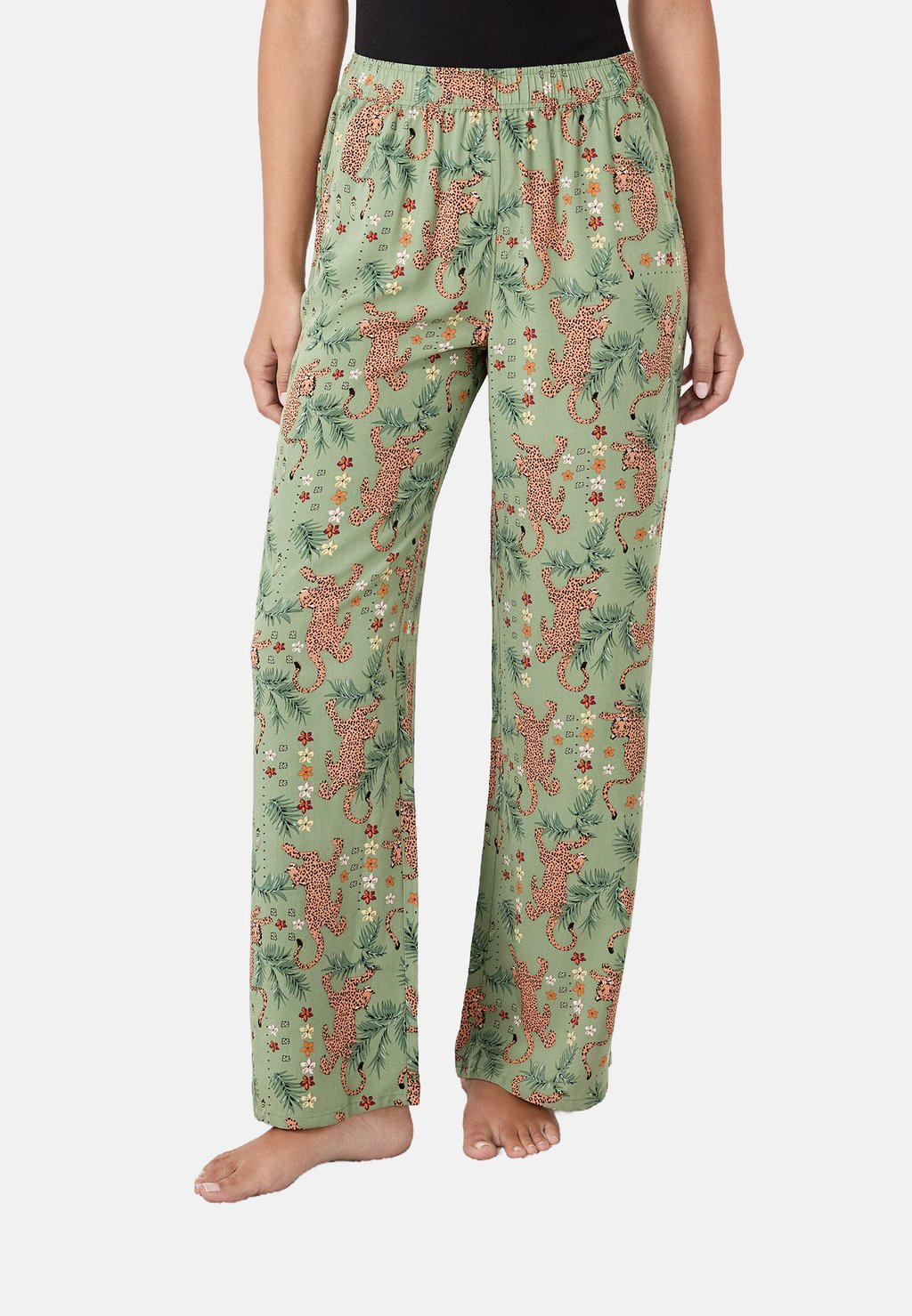 Пижамные штаны Etam, светло-зеленый 
Пижамные штаны Etam, светло-зеленый