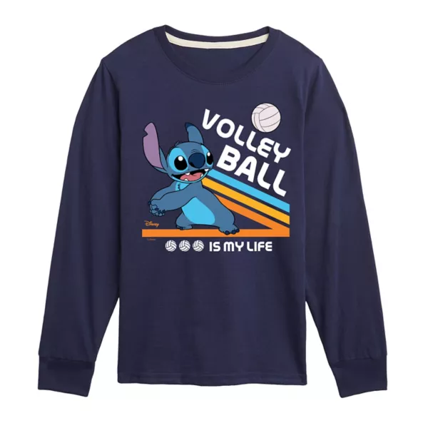 Футболка с длинным рукавом для мальчиков 8-20 лет "Lilo & Stitch: Волейбол — это моя жизнь" Disney, синий
Футболка с длинным рукавом для мальчиков 8-20 лет "Lilo & Stitch: Волейбол — это моя жизнь" Disney, синий