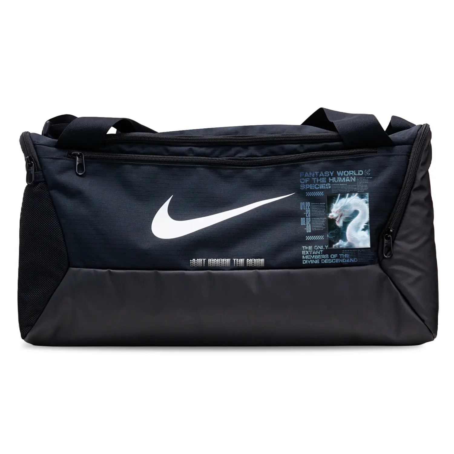 Nike Тканевая дорожная сумка унисекс черная, Cyber True Dragon
Nike Тканевая дорожная сумка унисекс черная, Cyber True Dragon
