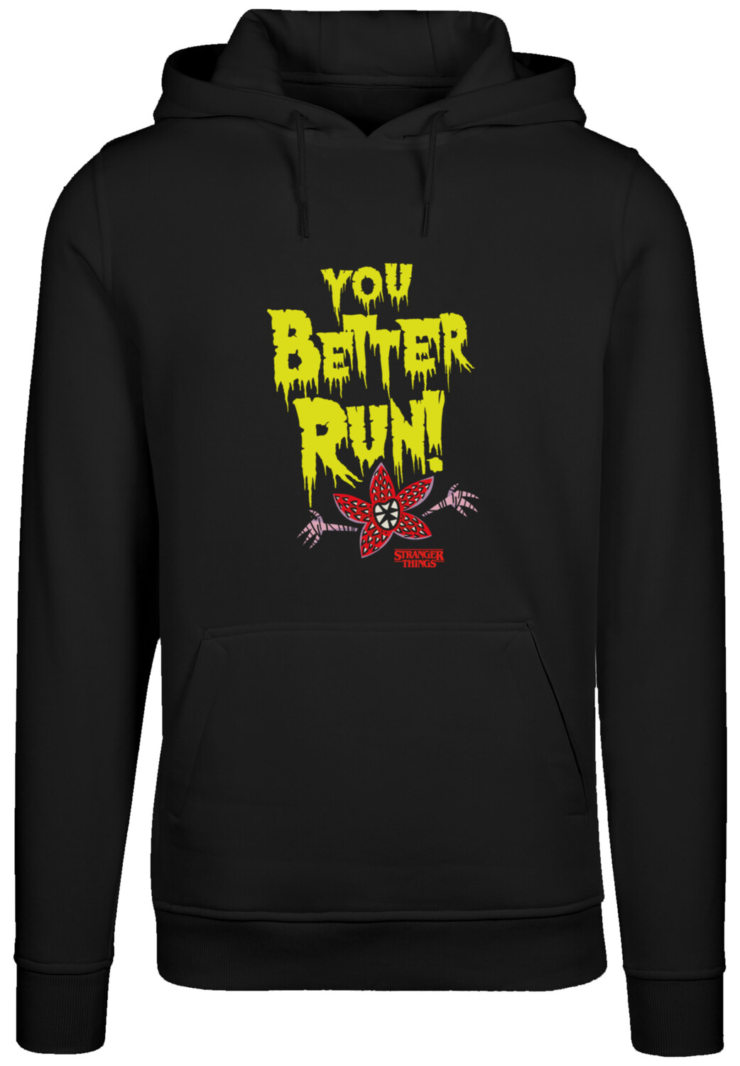 Пуловер F4NT4STIC Hoodie Stranger Things You Better Run Netflix TV Series, черный 
Пуловер F4NT4STIC Hoodie Stranger Things You Better Run Netflix TV Series, черный