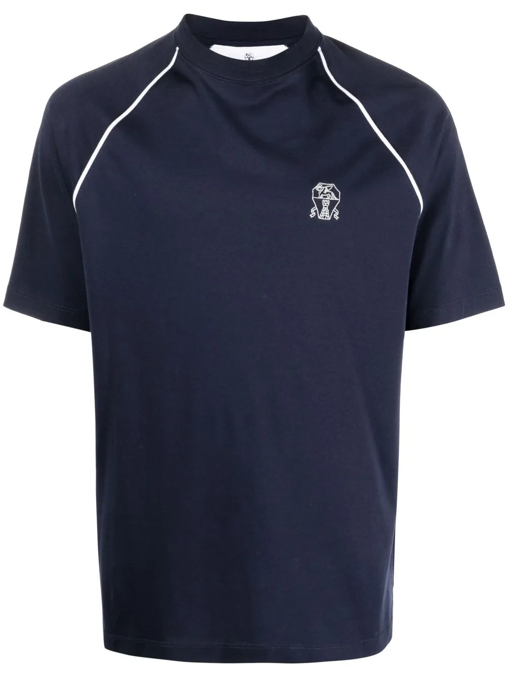 Футболка с вышитым логотипом Brunello Cucinelli, синий
Футболка с вышитым логотипом Brunello Cucinelli, синий