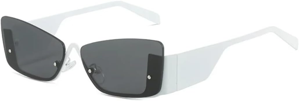 Солнцезащитные очки для мужчин и женщин - защита от УФ-излучения UV400 - безободковые очки «кошачий глаз» с линзами конфетных цветов для занятий спортом на открытом воздухе и вождения DSVIGF, C5white-black
Солнцезащитные очки для мужчин и женщин - защита от УФ-излучения UV400 - безободковые очки «кошачий глаз» с линзами конфетных цветов для занятий спортом на открытом воздухе и вождения DSVIGF, C5white-black