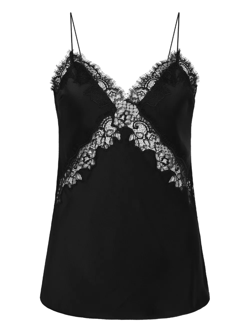 Атласный топ с кружевной вставкой Rebecca Vallance, черный
Атласный топ с кружевной вставкой Rebecca Vallance, черный