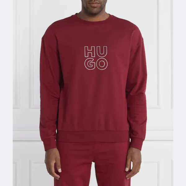 Толстовка стандартного кроя со сборками Hugo, бургунди
Толстовка стандартного кроя со сборками Hugo, бургунди