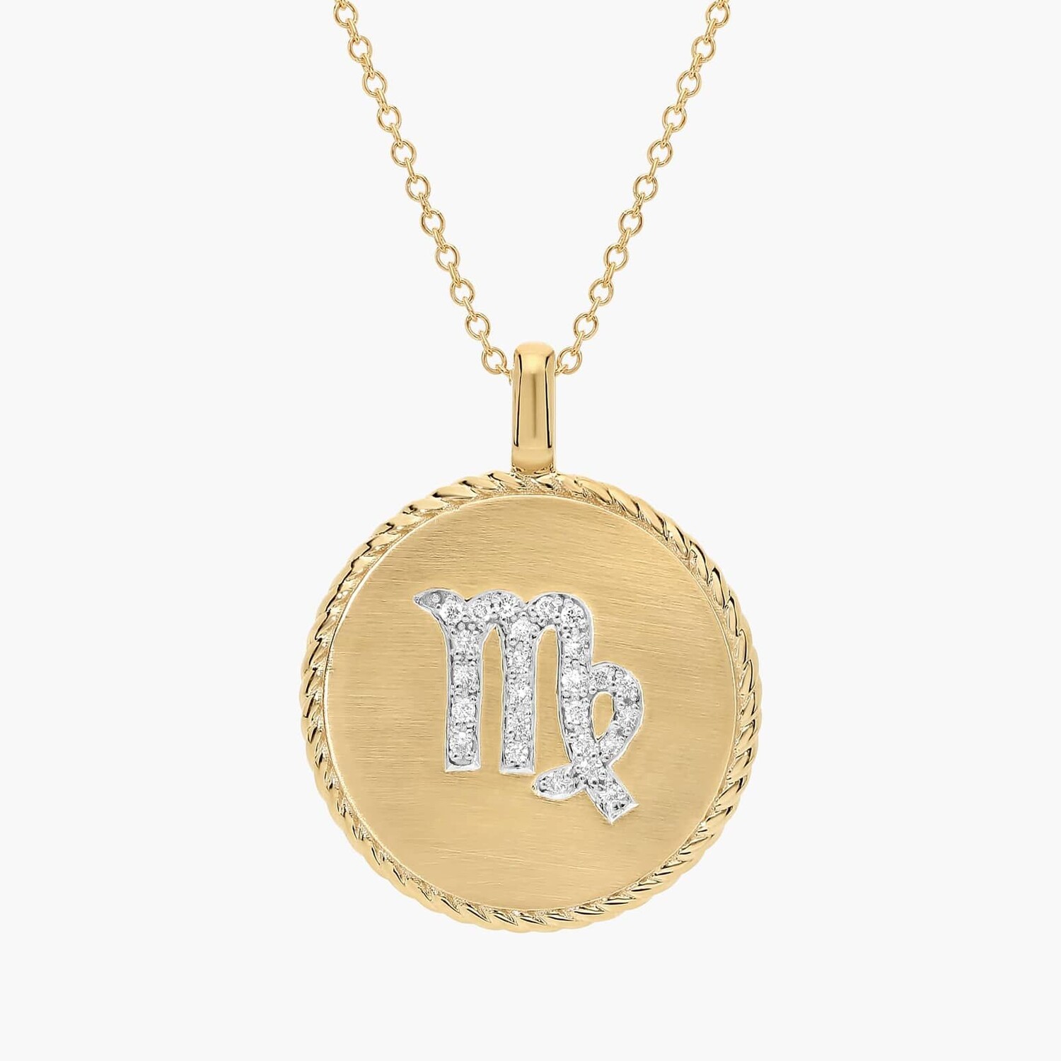 Подвеска со знаком зодиака Дева с бриллиантами в оправе из желтого золота 14 карат Blue Nile
Подвеска со знаком зодиака Дева с бриллиантами в оправе из желтого золота 14 карат Blue Nile
