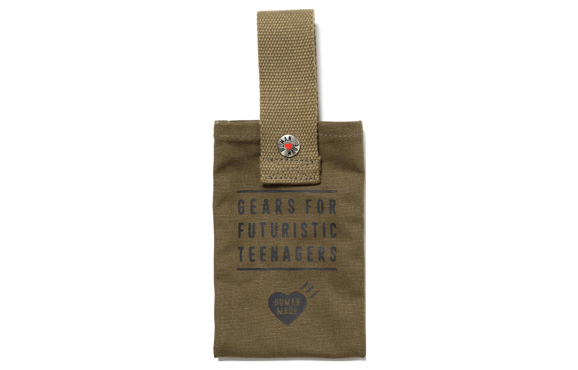 HUMAN MADE Хлопковая сумка Regular Unisex Olive Green
HUMAN MADE Хлопковая сумка Regular Unisex Olive Green