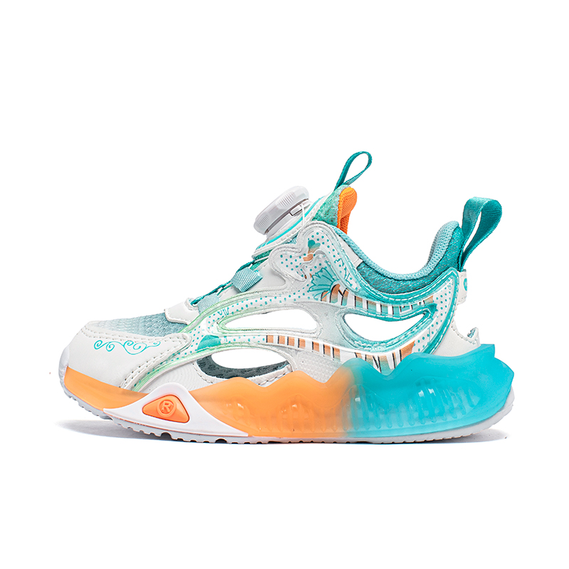 Сандалии детские дышащие с амортизацией Rebound HOBIBEAR, белый/зеленый 
Сандалии детские дышащие с амортизацией Rebound HOBIBEAR, белый/зеленый