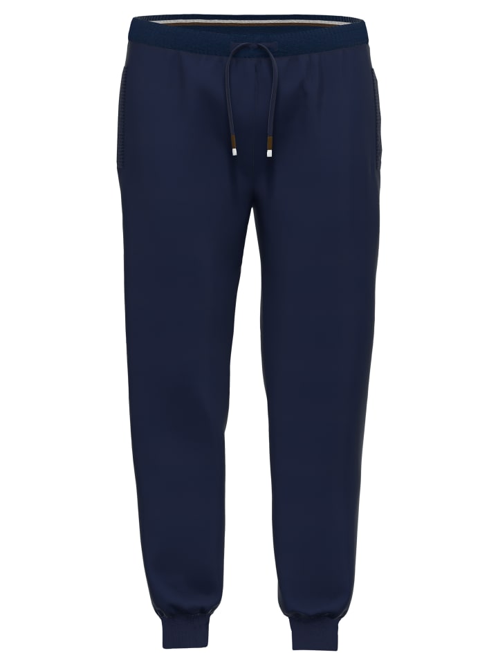 Спортивные брюки Bologna темно-синего цвета с однотонным рисунком Bugatti
Спортивные брюки Bologna темно-синего цвета с однотонным рисунком Bugatti