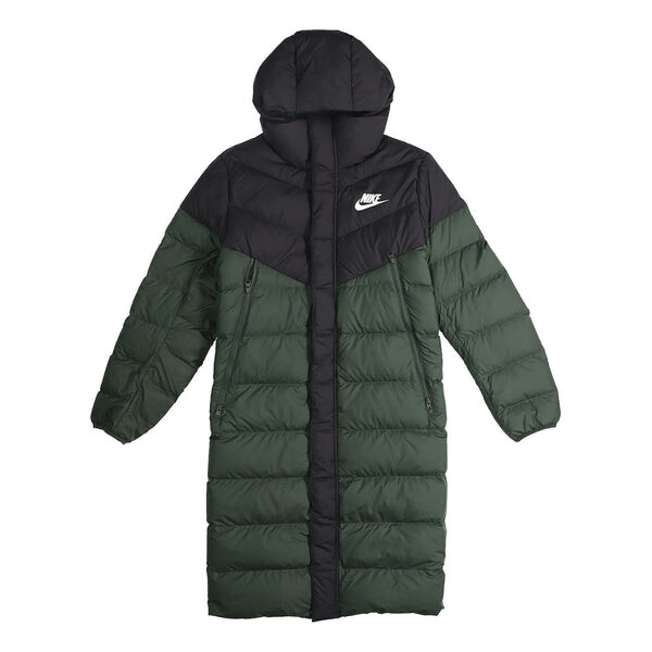 Пуховик Nike Sportswear Windrunner Down Fill Long hooded down Jacket Green, зеленый 
Пуховик Nike Sportswear Windrunner Down Fill Long hooded down Jacket Green, зеленый