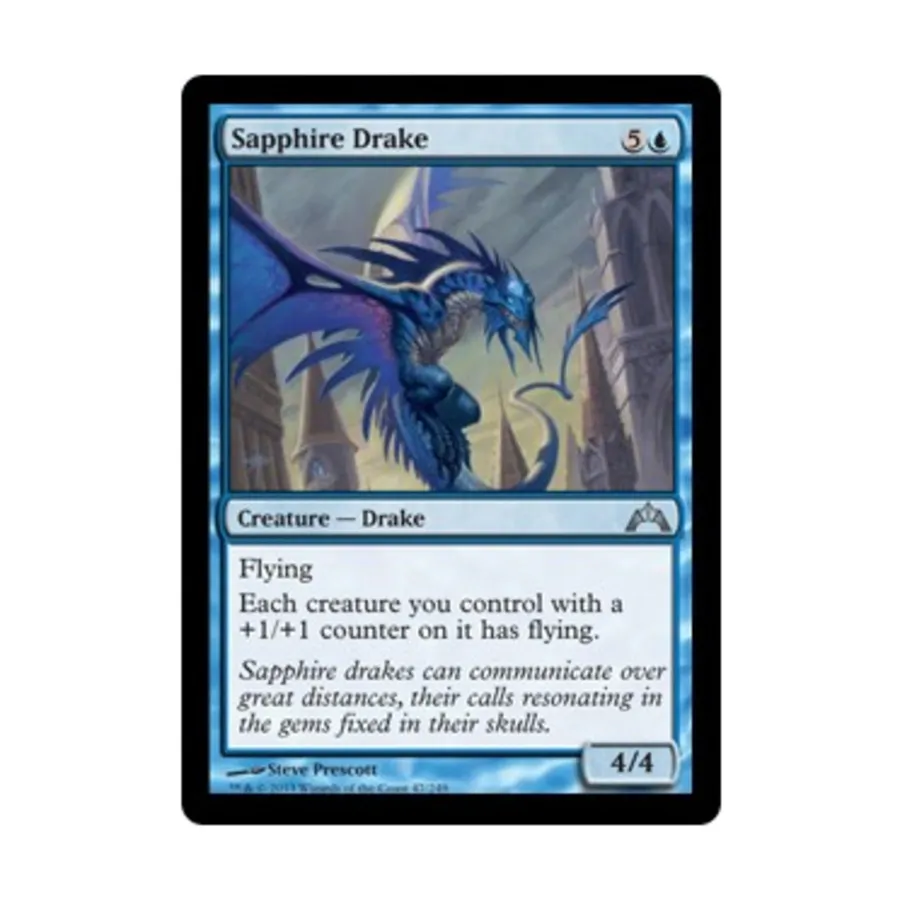CCG Сапфировый Дрейк (U), MTG - Gatecrash
CCG Сапфировый Дрейк (U), MTG - Gatecrash