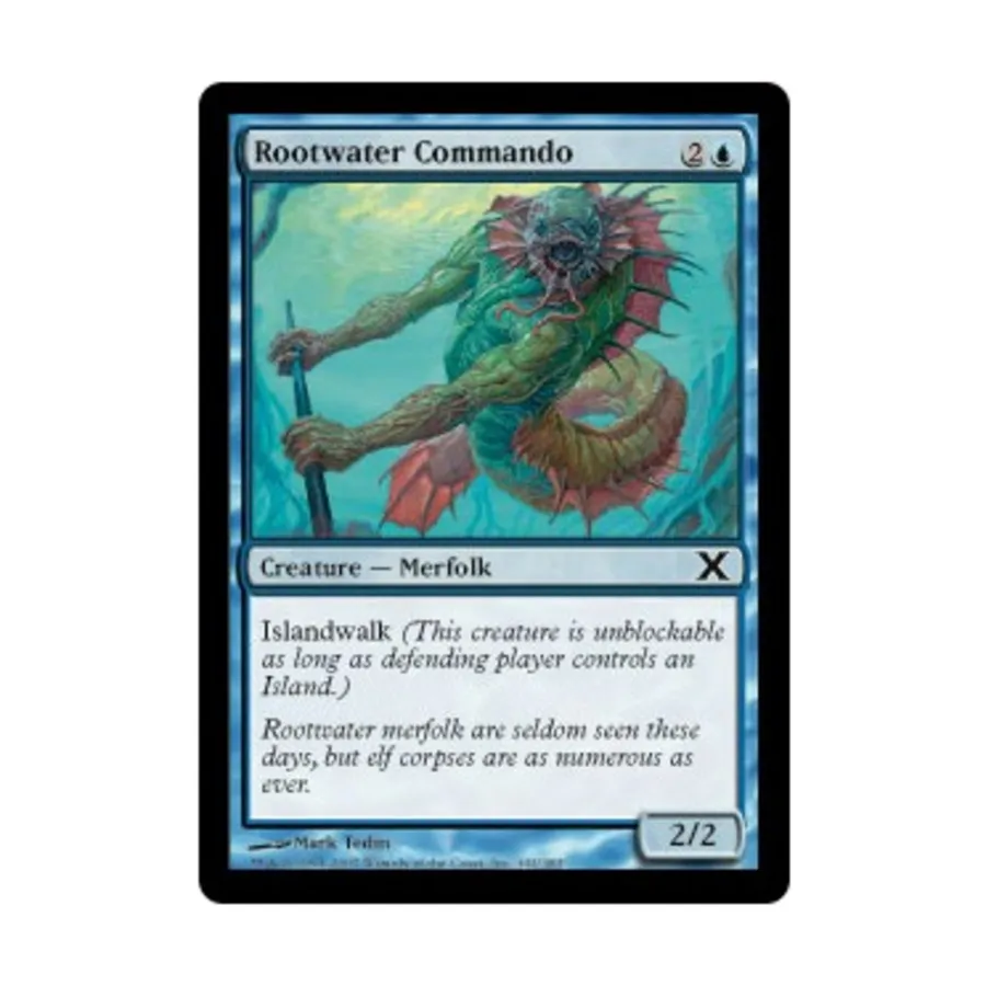 CCG Коммандос корневой воды (клавиша C), MTG - 10th Edition
CCG Коммандос корневой воды (клавиша C), MTG - 10th Edition