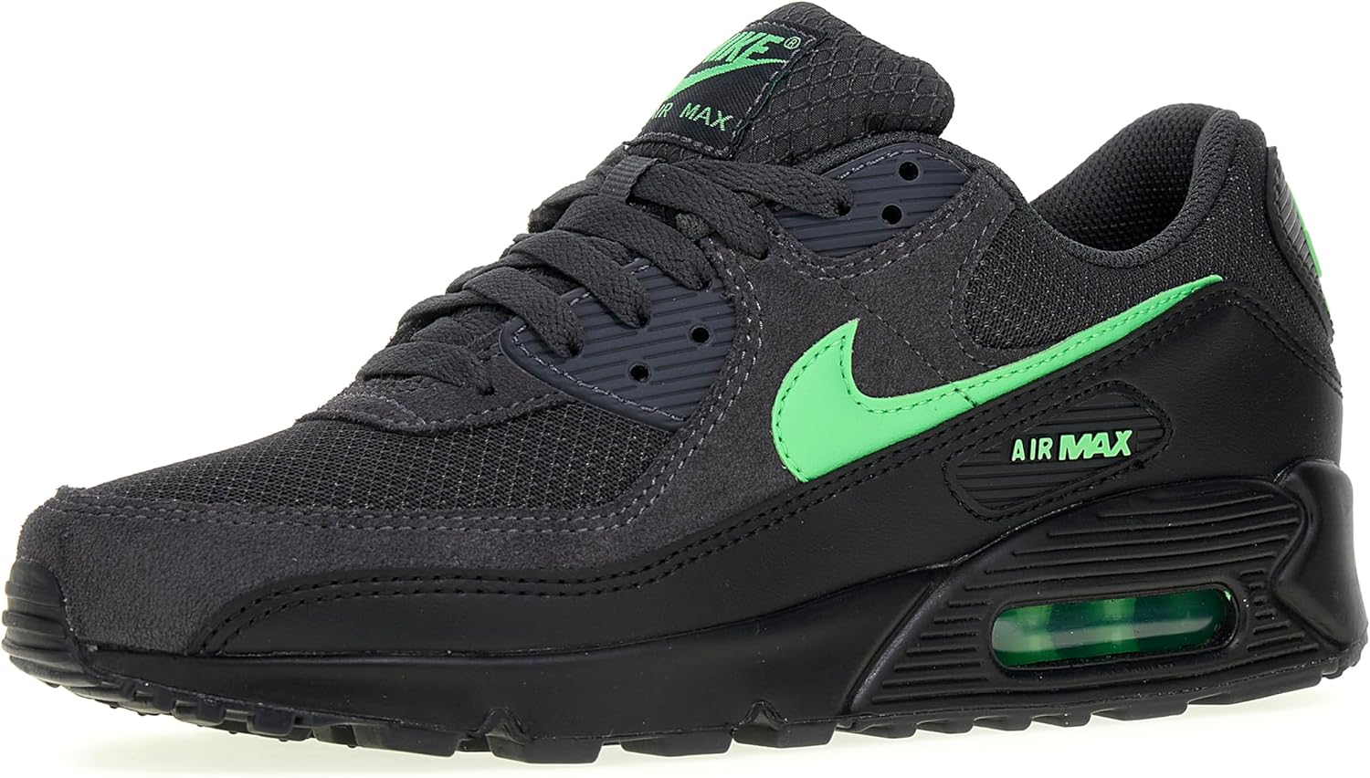 Мужские кроссовки Nike Air Max 90, черный/зеленый
Мужские кроссовки Nike Air Max 90, черный/зеленый