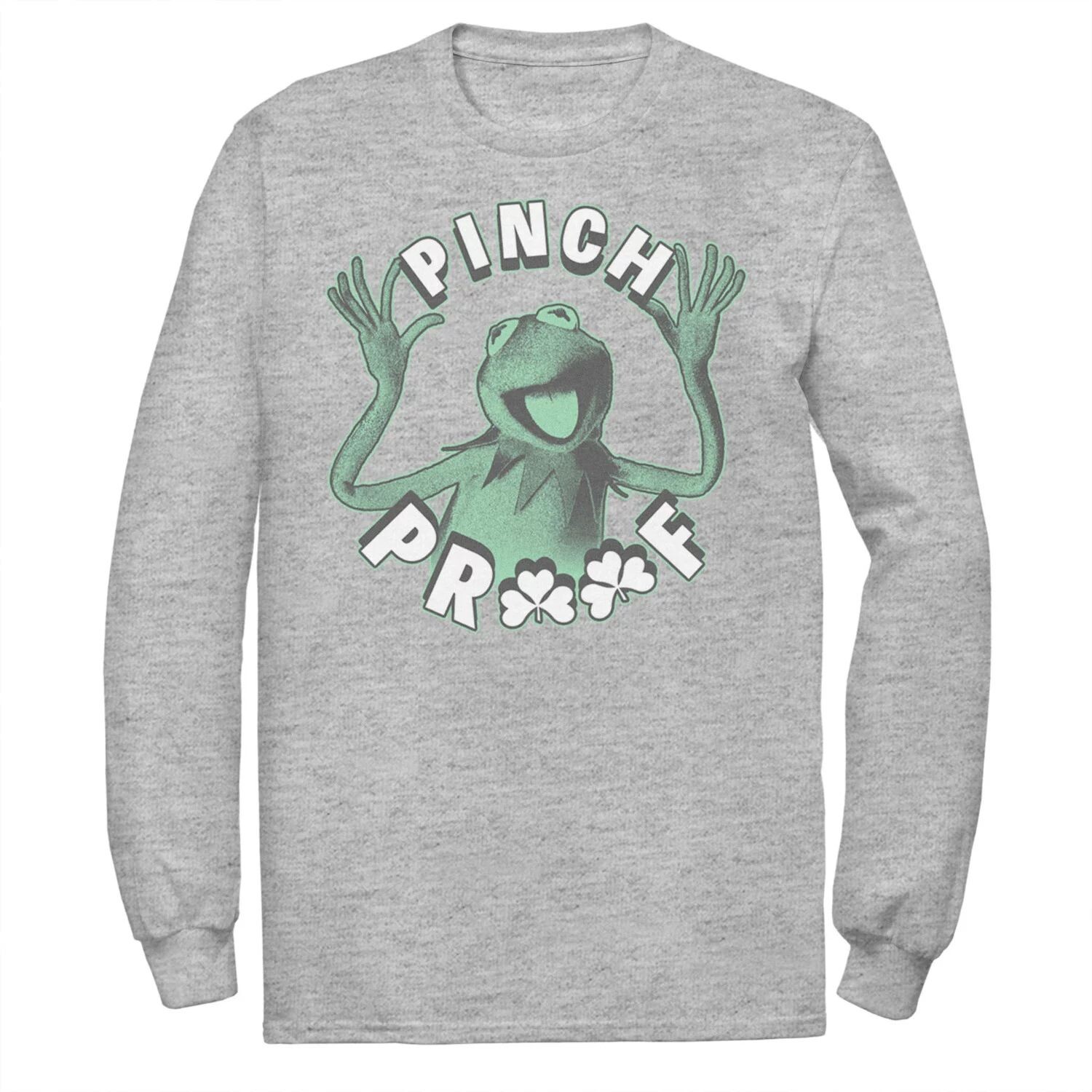 Мужская футболка с изображением кукол Диснея, посвященная Дню Святого Патрика, лягушка Кермит, устойчивая к защемлению Licensed Character
Мужская футболка с изображением кукол Диснея, посвященная Дню Святого Патрика, лягушка Кермит, устойчивая к защемлению Licensed Character