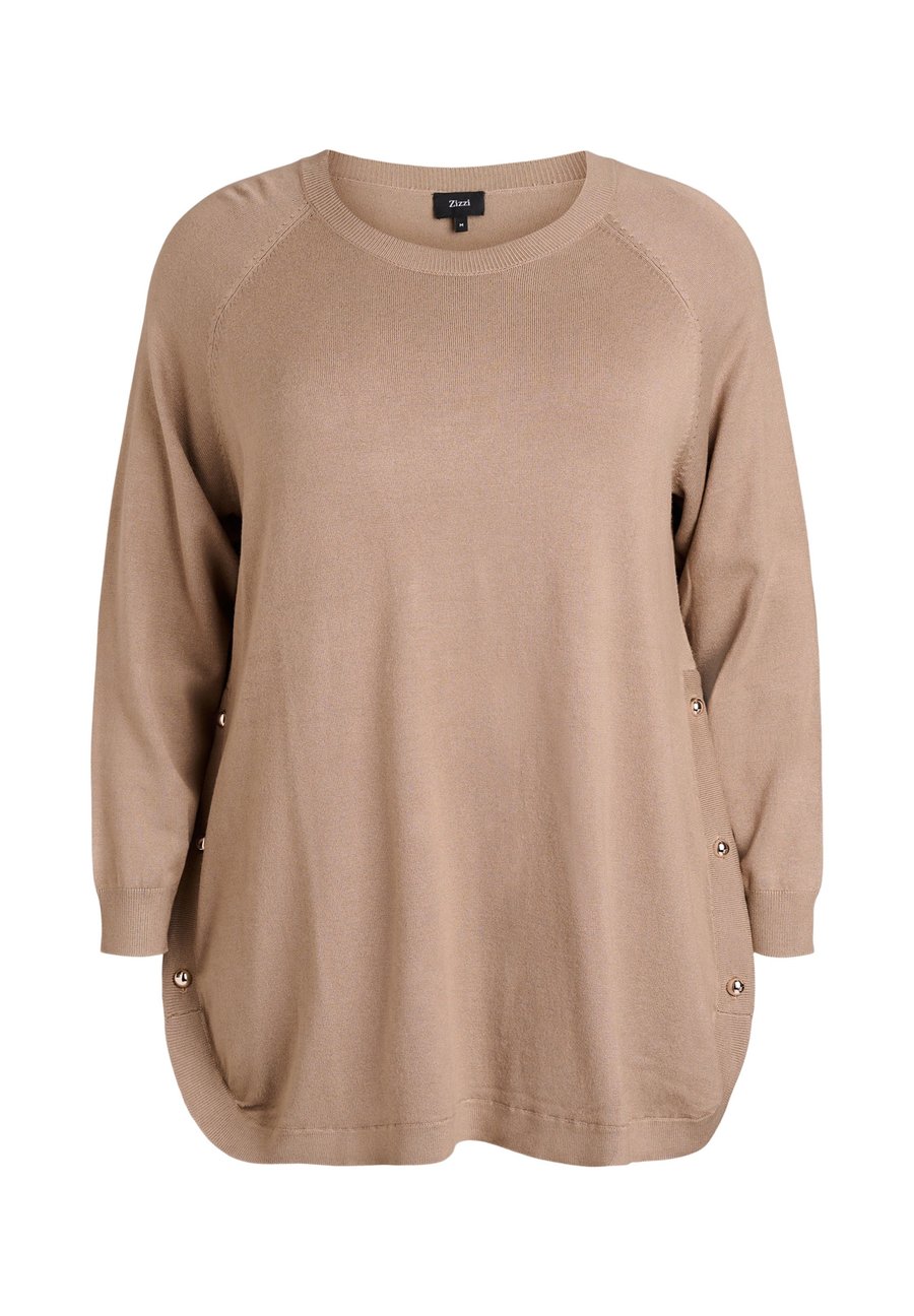 Джемпер Zizzi Jumper, Desert Taupe/Sand
Джемпер Zizzi Jumper, Desert Taupe/Sand