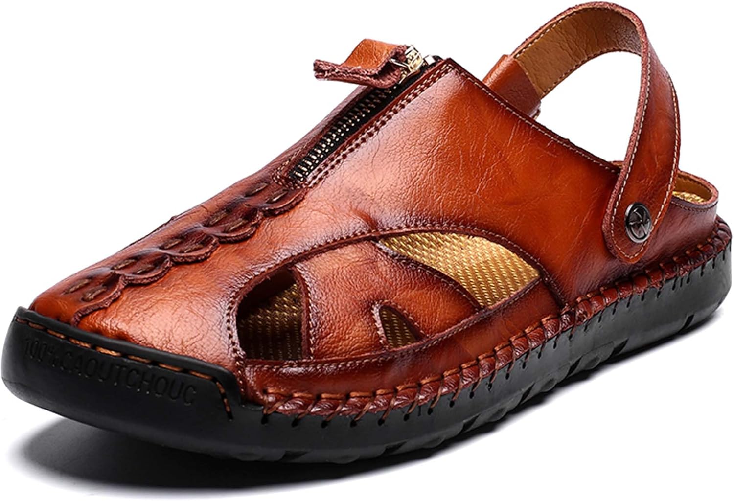 Мужские кожаные сандалии, ручная работа, летние, противоскользящие, быстросохнущие, для активного отдыха на улице, походов, отпуска, повседневные пляжные туфли, с поддержкой свода стопы, дышащие тапочки, большого размера Generic, коричневый
Мужские кожаные сандалии, ручная работа, летние, противоскользящие, быстросохнущие, для активного отдыха на улице, походов, отпуска, повседневные пляжные туфли, с поддержкой свода стопы, дышащие тапочки, большого размера Generic, коричневый