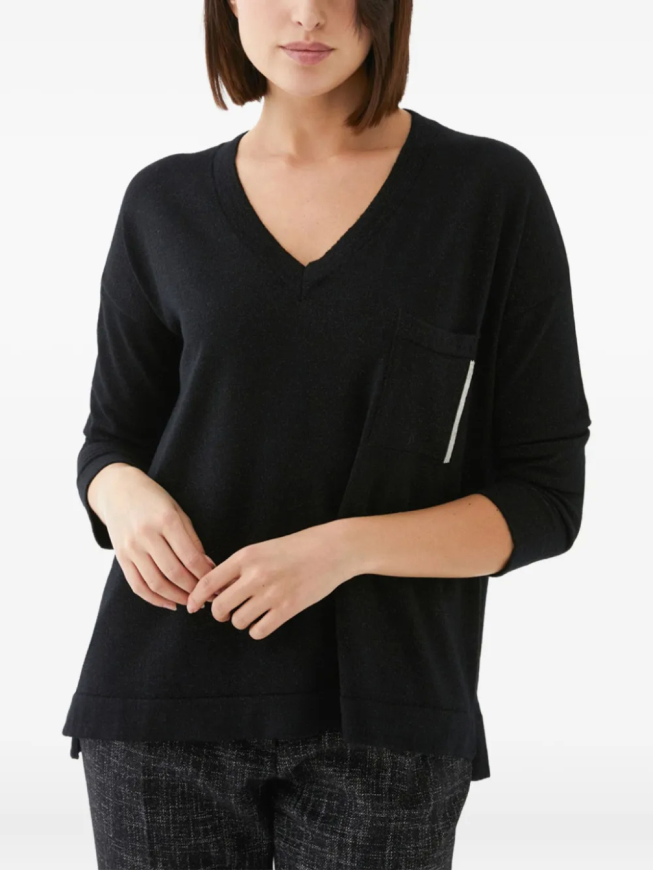 Свитер BIANCALANCIA из натуральной шерсти, черный
Свитер BIANCALANCIA из натуральной шерсти, черный