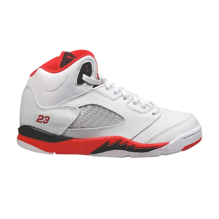 Кроссовки Air Jordan 5 Retro PS, белый 
Кроссовки Air Jordan 5 Retro PS, белый