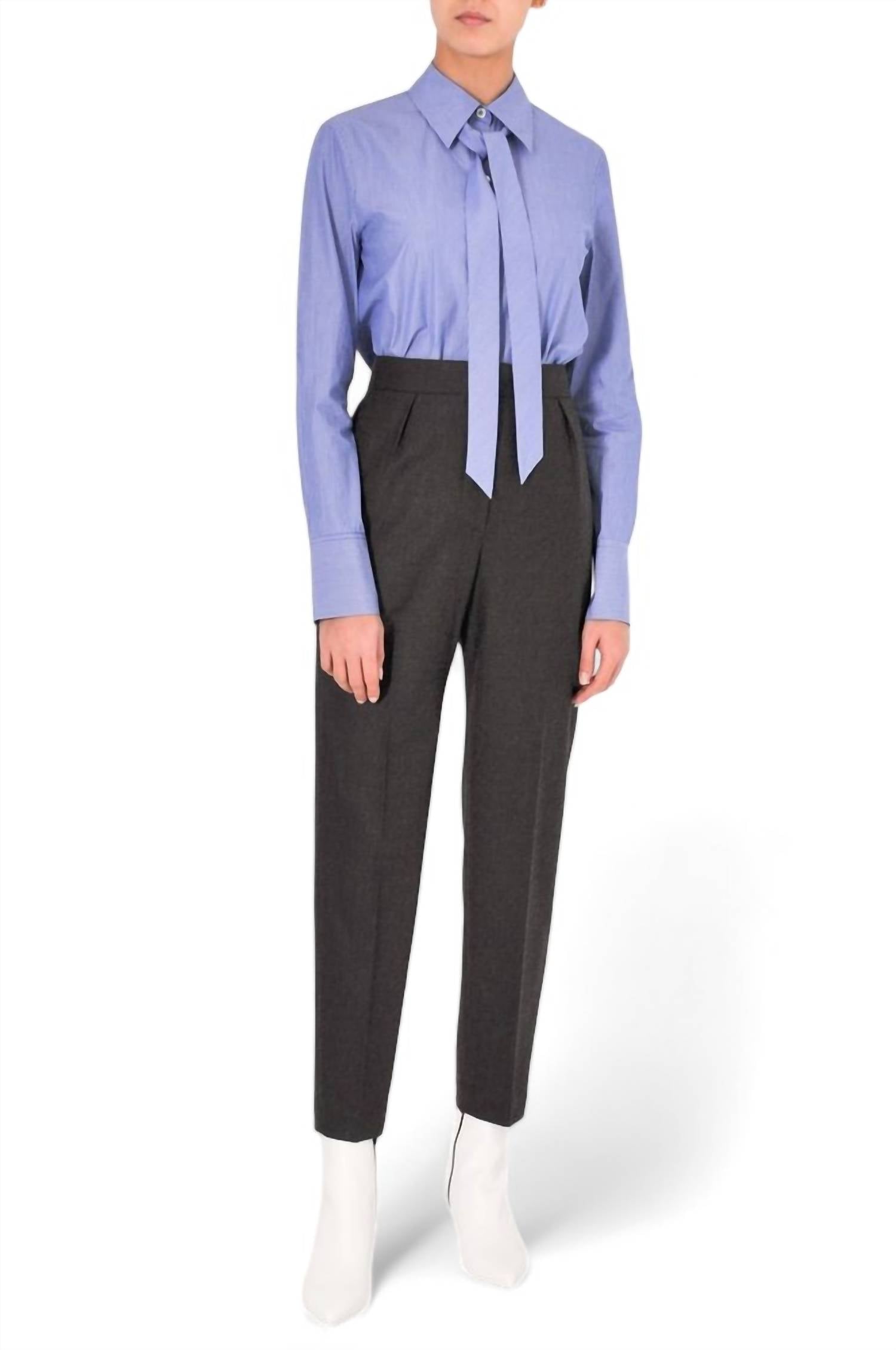 Рубашка-смокинг с застежкой на пуговицы в полоску Wellington темно-синего/белого цвета Theory
Рубашка-смокинг с застежкой на пуговицы в полоску Wellington темно-синего/белого цвета Theory