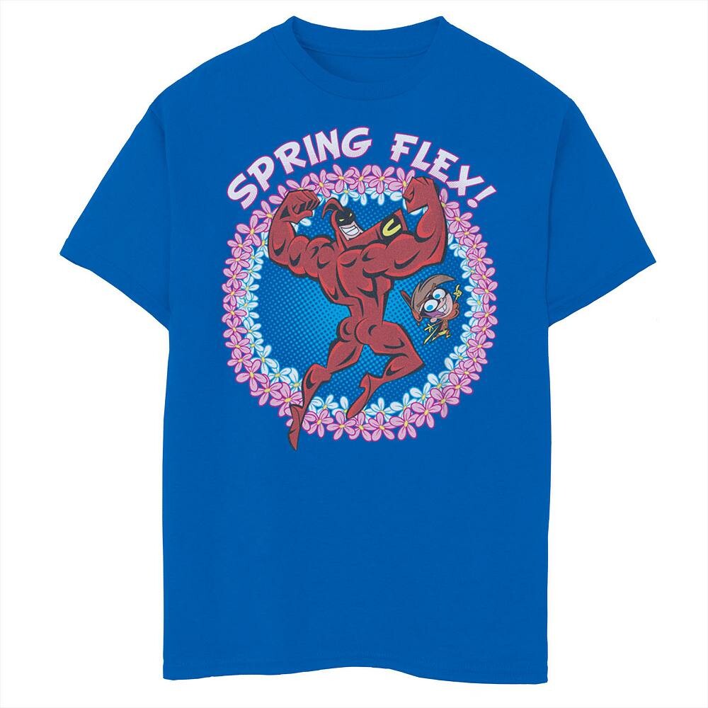 Весенняя гибкая футболка с цветочным принтом Nickelodeon Fairly Oddparents для мальчиков 8–20 лет Licensed Character, цвет Royal
Весенняя гибкая футболка с цветочным принтом Nickelodeon Fairly Oddparents для мальчиков 8–20 лет Licensed Character, цвет Royal