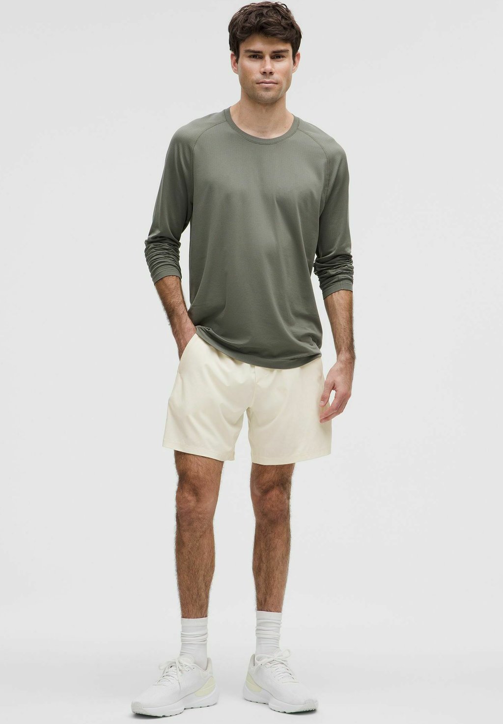 Спортивные шорты Pace Breaker Linerless 18cm lululemon, белый
Спортивные шорты Pace Breaker Linerless 18cm lululemon, белый