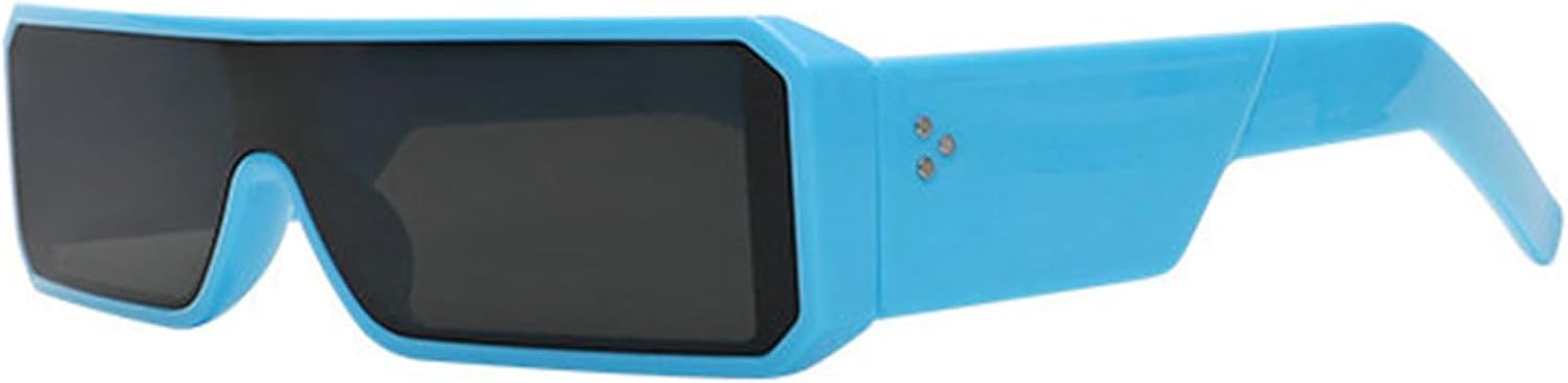 Солнцезащитные очки Willochra в стиле панк для женщин и мужчин, футуристические, инопланетные, черные, прямоугольные, глянцевая оправа, в стиле 90-х, крошечные очки F27, Blue
Солнцезащитные очки Willochra в стиле панк для женщин и мужчин, футуристические, инопланетные, черные, прямоугольные, глянцевая оправа, в стиле 90-х, крошечные очки F27, Blue