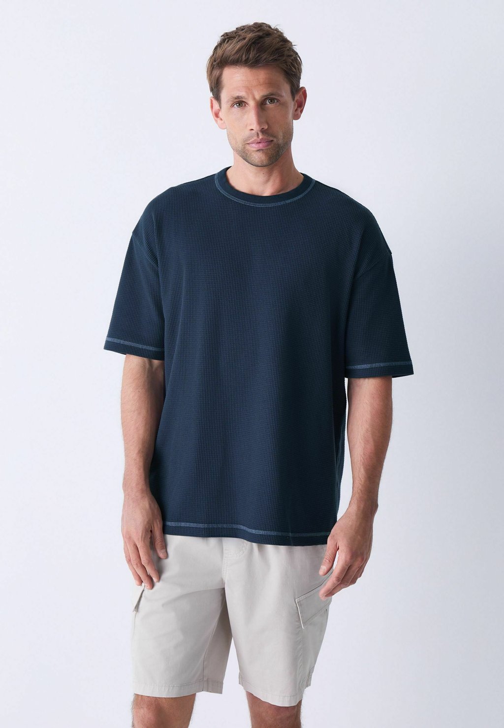 Базовая футболка CONTRAST STITCH TEXTURED Next, синий
Базовая футболка CONTRAST STITCH TEXTURED Next, синий