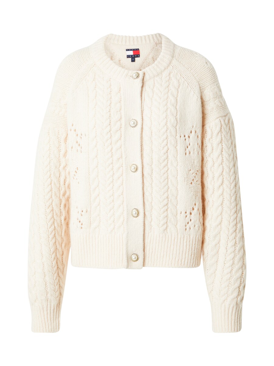 Вязаный кардиган Tommy Jeans, кремовый
Вязаный кардиган Tommy Jeans, кремовый