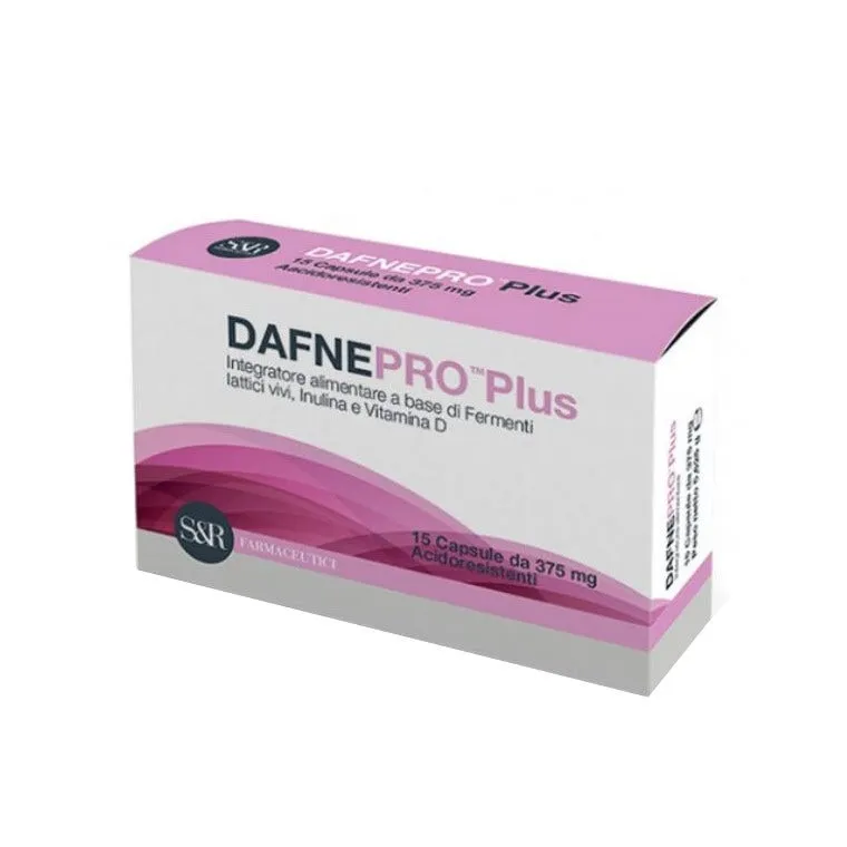 DafnePro Plus Добавка молочнокислого фермента 15 капсул Пробиотическая добавка молочнокислого фермента S&R Farmaceutici
DafnePro Plus Добавка молочнокислого фермента 15 капсул Пробиотическая добавка молочнокислого фермента S&R Farmaceutici
