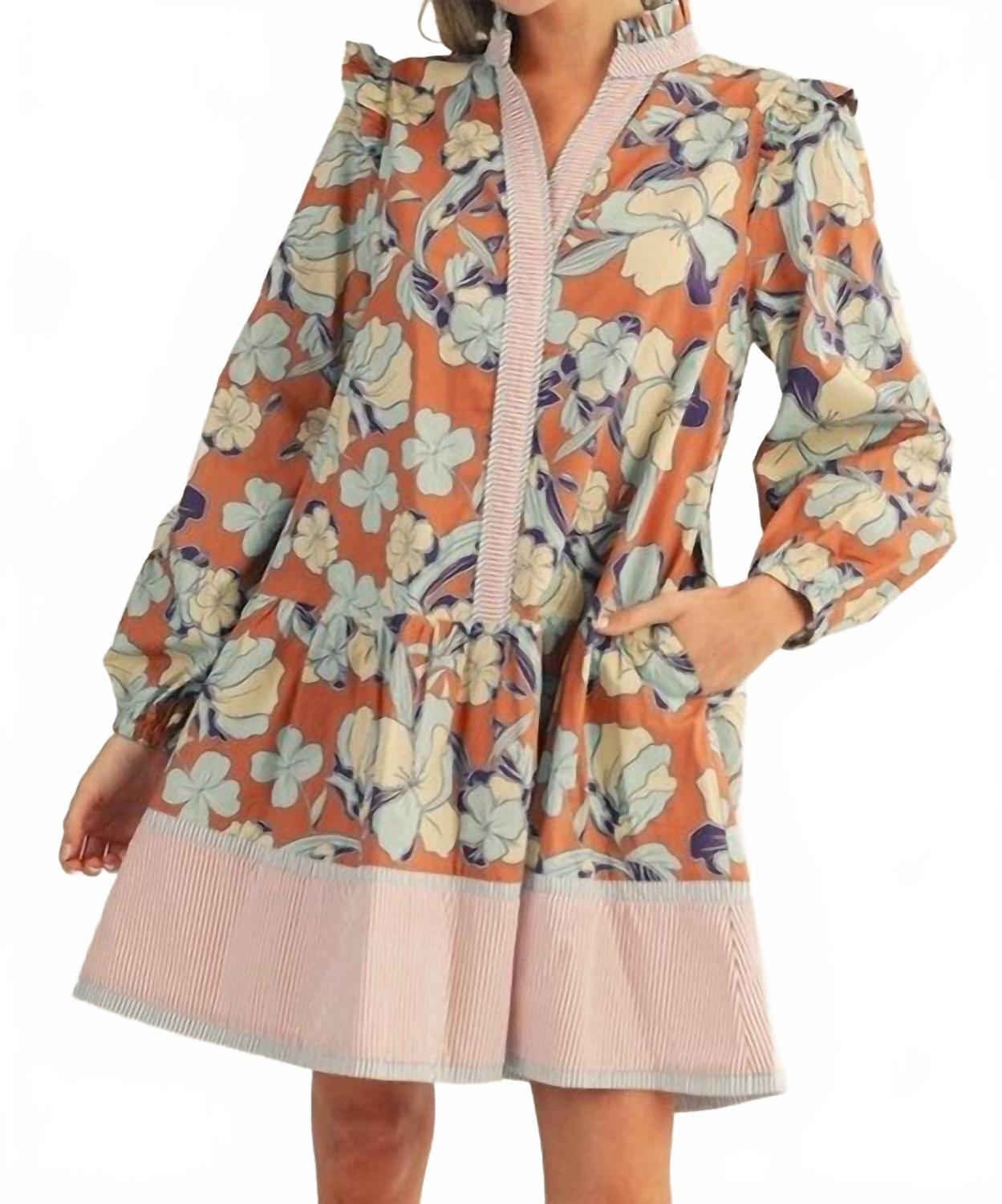 Jodifl Мини-платье с цветочным принтом и оборками на плечах, карамельного цвета
Jodifl Мини-платье с цветочным принтом и оборками на плечах, карамельного цвета