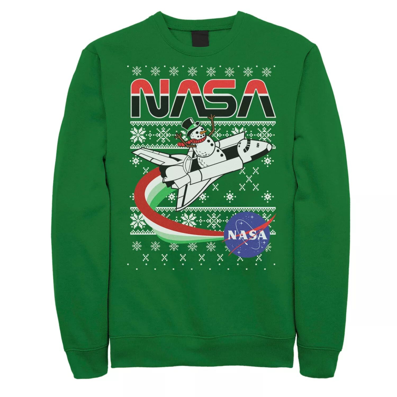 Мужской свитер NASA Santa Rocket Ugly Christmas Sweater Licensed Character
Мужской свитер NASA Santa Rocket Ugly Christmas Sweater Licensed Character
