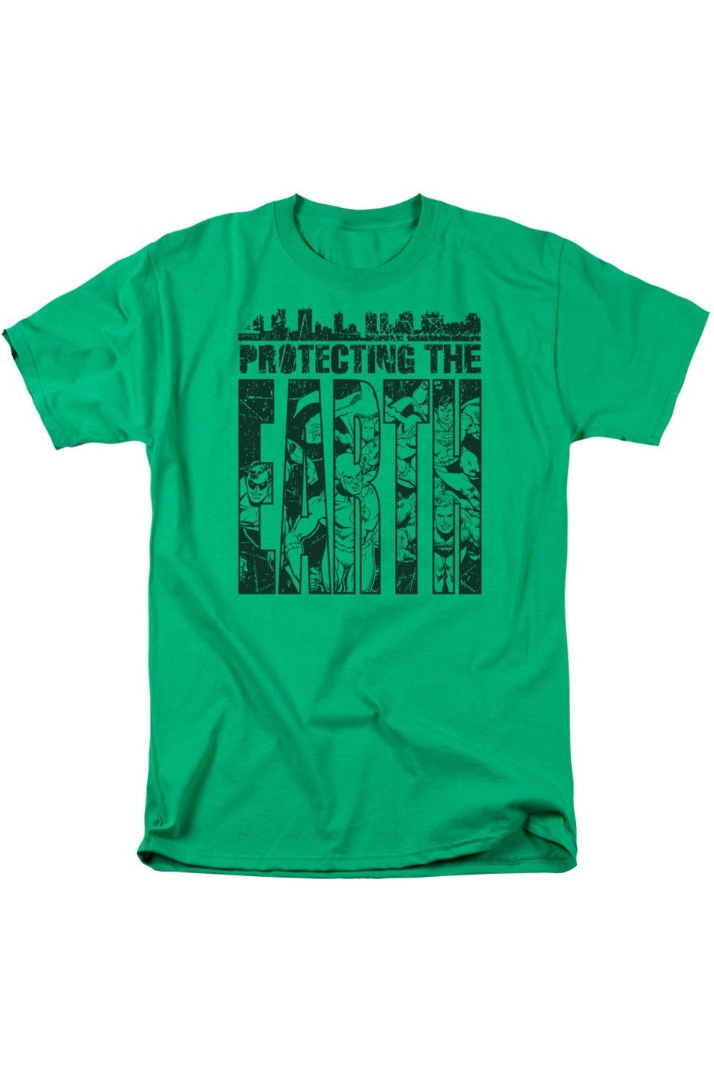 Футболка с коротким рукавом для взрослых DC Comics Protecting The Earth Gildan, цвет kelly green
Футболка с коротким рукавом для взрослых DC Comics Protecting The Earth Gildan, цвет kelly green