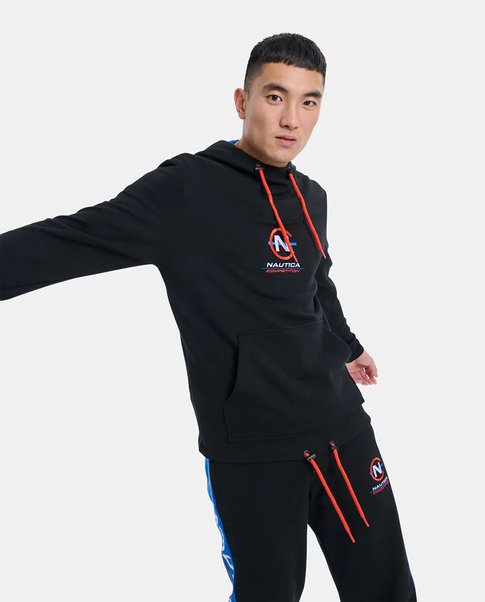Мужская черная толстовка с капюшоном Nautica, чёрный
Мужская черная толстовка с капюшоном Nautica, чёрный