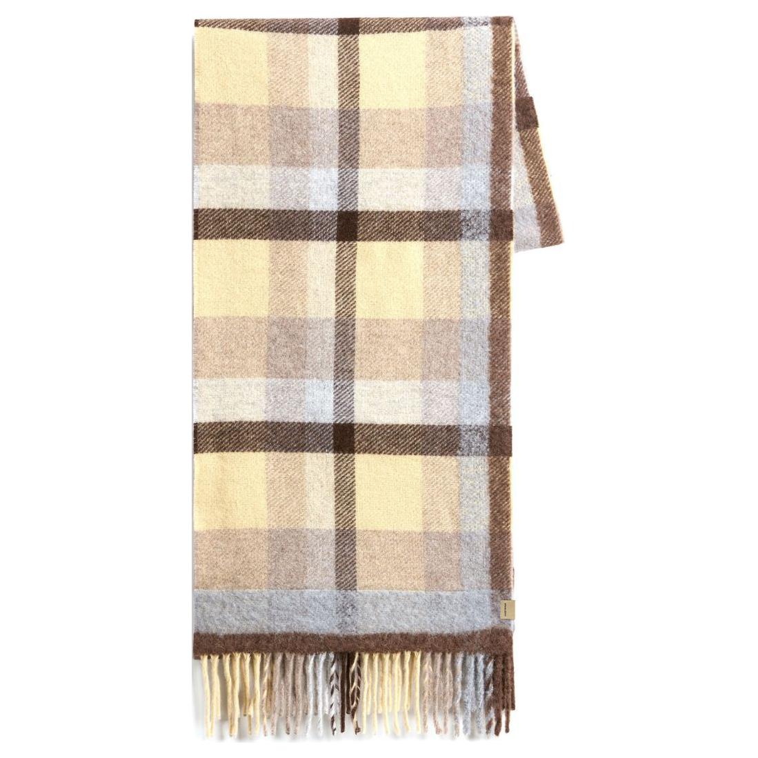 WOOLRICH Шарф в клетку, Light Beige/Multicolor 
WOOLRICH Шарф в клетку, Light Beige/Multicolor