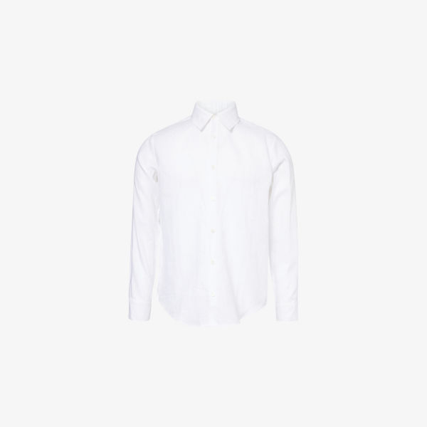 Рубашка Che из льна с закругленным подолом, белый
Рубашка Che из льна с закругленным подолом, белый