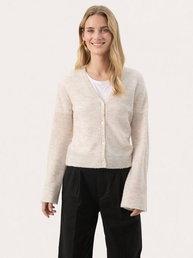 Кардиган легкой посадки с пейтонами Part Two, цвет Cream Melange
Кардиган легкой посадки с пейтонами Part Two, цвет Cream Melange