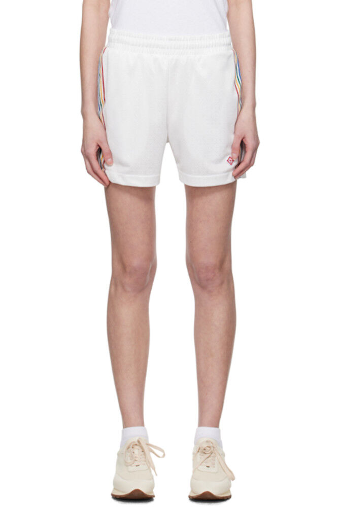 Футбольные шорты с монограммой из белого жаккарда Casablanca
Футбольные шорты с монограммой из белого жаккарда Casablanca