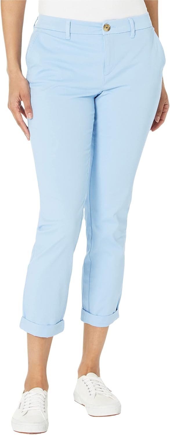 Женские брюки-чинос Tommy Hilfiger свободного кроя с манжетами Hampton прямого кроя, Breeze
Женские брюки-чинос Tommy Hilfiger свободного кроя с манжетами Hampton прямого кроя, Breeze