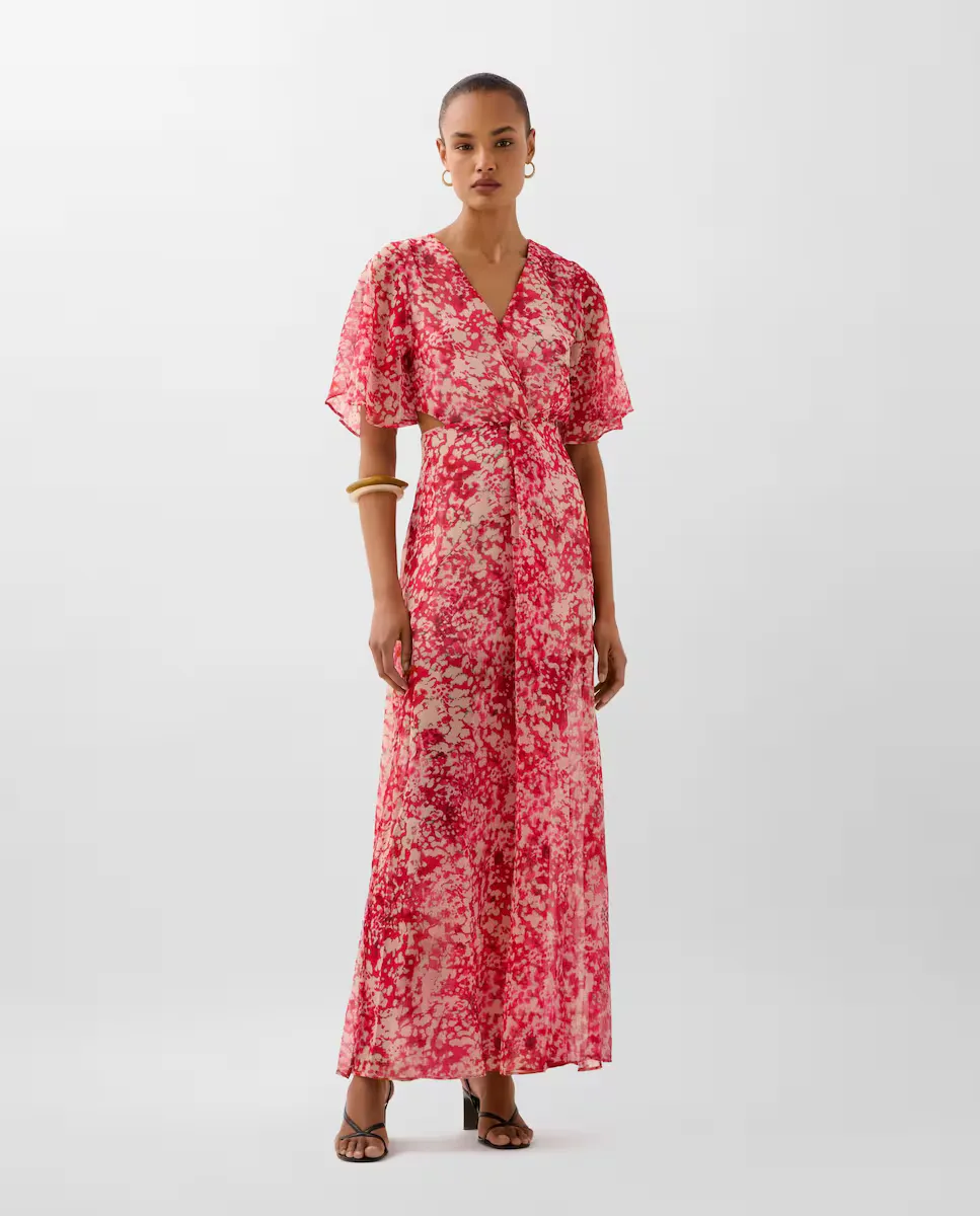 Миди-платье с боковыми разрезами Scalpers, красный/белый
Миди-платье с боковыми разрезами Scalpers, красный/белый