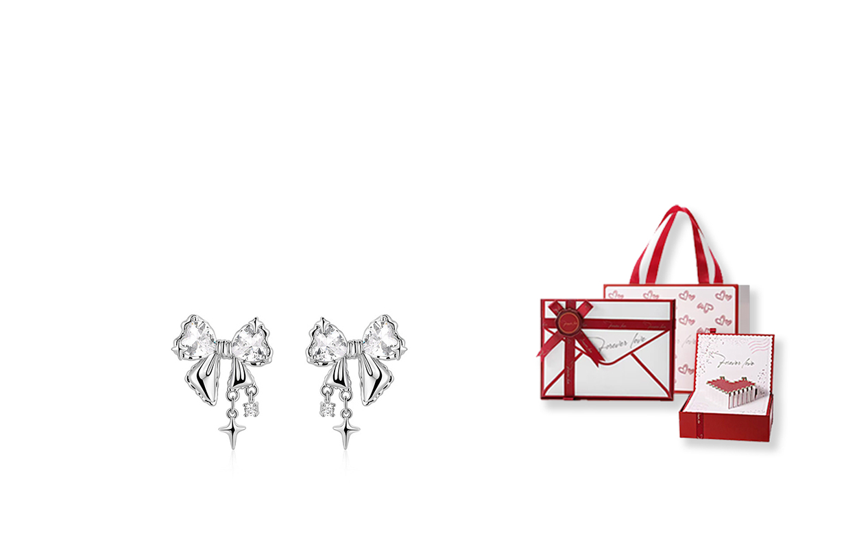 Серьги-гвоздики женские Muyan, Bow Stud Earrings + Love Heart Gift Box
Серьги-гвоздики женские Muyan, Bow Stud Earrings + Love Heart Gift Box