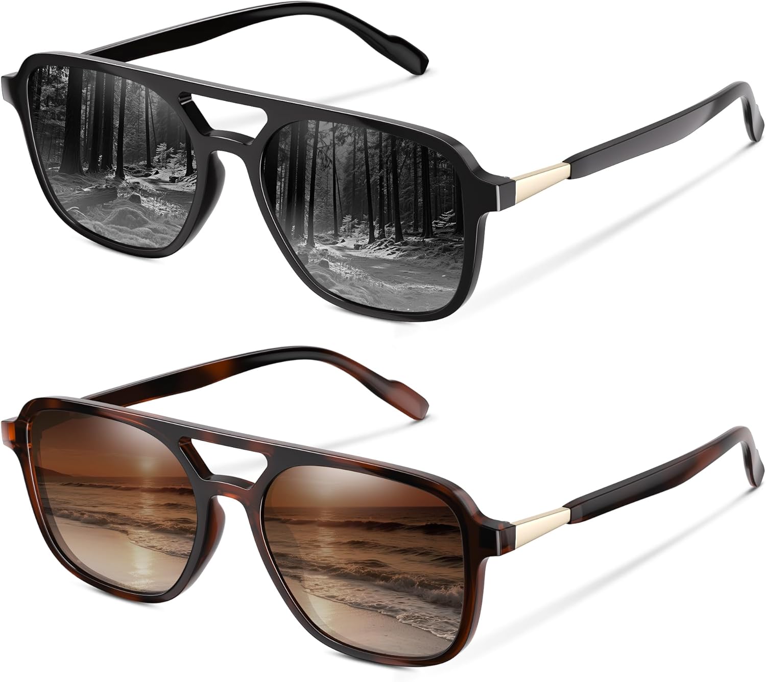 Ретро-солнцезащитные очки-авиаторы для женщин и мужчин: поляризованные, модные прямоугольные солнцезащитные очки для женщин и мужчин ELITERA, Leopard Brown+black Gray Fade
Ретро-солнцезащитные очки-авиаторы для женщин и мужчин: поляризованные, модные прямоугольные солнцезащитные очки для женщин и мужчин ELITERA, Leopard Brown+black Gray Fade