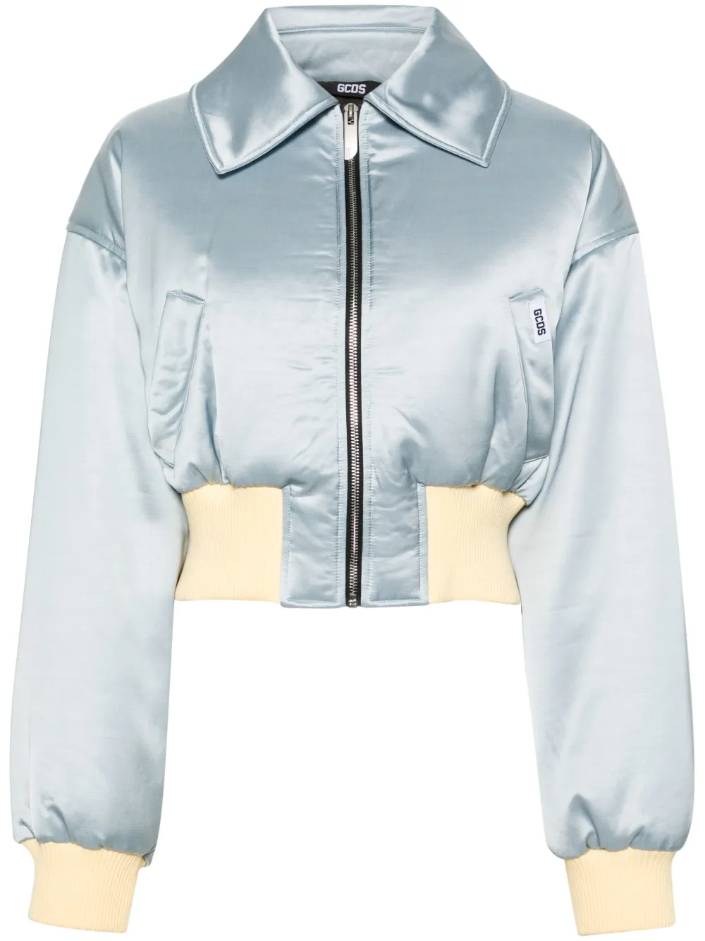 Укороченная куртка с нашивкой-логотипом GCDS, синий
Укороченная куртка с нашивкой-логотипом GCDS, синий