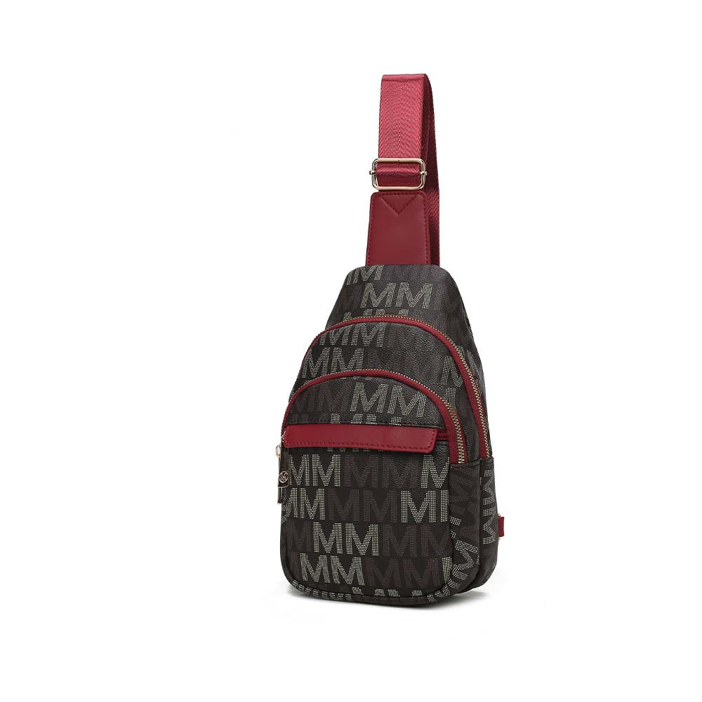 Женская сумка-слинг Helaena M из веганской кожи с принтом логотипа от Mia K MKF Collection By Mia K., красный
Женская сумка-слинг Helaena M из веганской кожи с принтом логотипа от Mia K MKF Collection By Mia K., красный